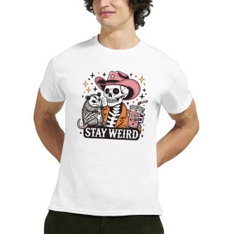 Stay Weird / Normal Is Boring, Funny Unisex T-Shirt - Embrace Your Quirkiness